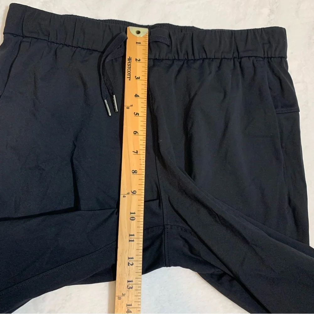 CRZ Yoga‎ black pull on elastic waist straight leg drawstring athletic pants